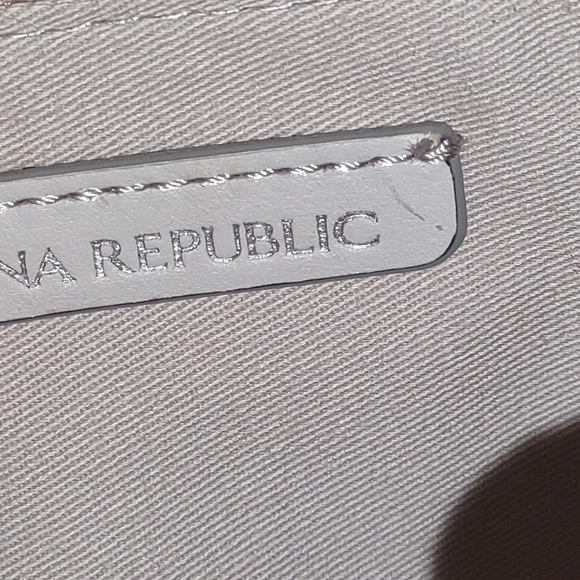 Banana Republic Italian leather snakeskin print shoulder strap purse used - Picture 2 of 10